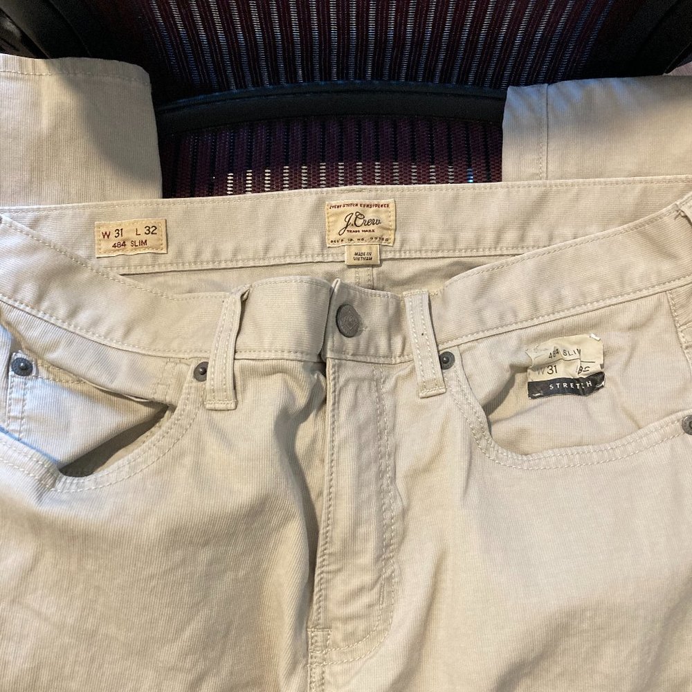 J.crew 484 slim pants 31/32